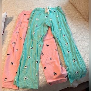 New With Tags 2 Pairs J Crew Women’s XS Flannel Pajama Bottoms